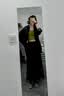 三吉黑花【晚尔】抹胸针织吊带女春款定制弹力蕾丝花边外穿绝 黄绿 现货 M 实拍图