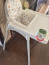 宜家（IKEA）ANTILOP安迪洛高脚椅宝宝餐椅婴儿餐椅儿童椅学坐椅多功能椅子 白色（含桌板）（座位尺寸：22*25cm） 实拍图
