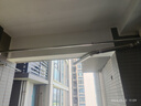 未来式伸缩晾衣杆免打孔不锈钢浴帘杆阳台晾衣架卫生间挂衣撑杆150-220 实拍图