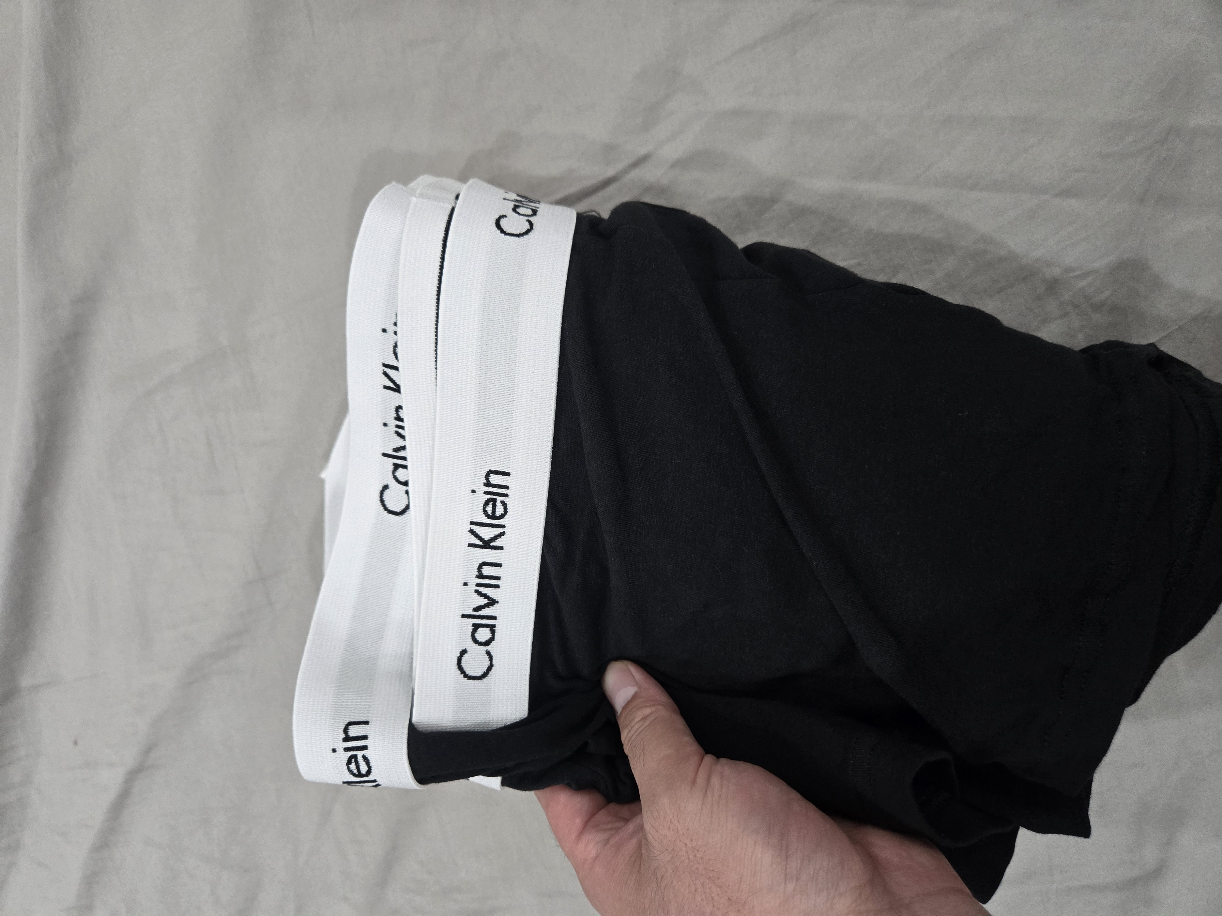 Calvin Klein CK 男士平角内裤套装 3条装 男士礼物 U2664G 001黑色 L 实拍图