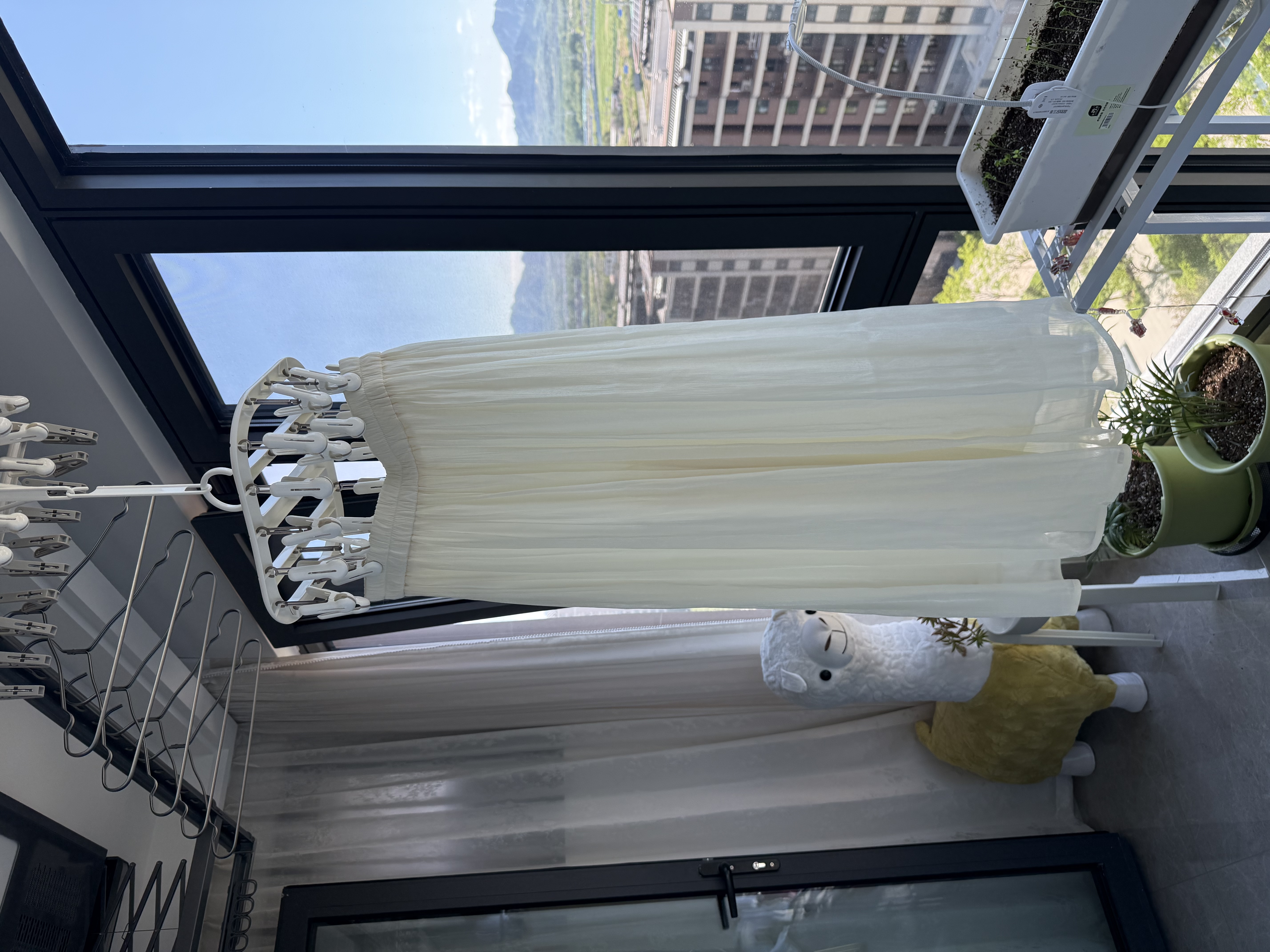 香影薄款雪纺百褶裙裤女2026夏季新款超好看流光纱宽松休闲阔腿裤 实拍图