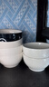 京东京造 汤碗 米饭面陶瓷景德镇餐具套装家用蒸蛋碗 奶油华夫 4.5英寸*6 实拍图