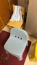 禧天龙家用加厚凳子椅子带靠背幼儿矮凳宝宝椅小板凳换鞋凳创意凳子 石青色1只装【新款椅凳】 实拍图