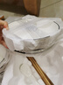 肃匠陶瓷餐具简约盘子碗套装纯白釉下彩餐具套装釉下彩碗碟套装微波炉 山田16件套(4碗4盘4勺4筷) 16头 实拍图