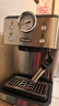 德龙（Delonghi）咖啡机 意式半自动家用15Bar泵压专业压力计 美式咖啡 快速加热技术 可调式奶泡 金属机身EM450.M 银色 小巧机身 稳定压力 定制杯量 自动关机 实拍图