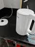 美的（Midea）电热水壶烧水壶价保618泡茶0涂层食品级304不锈钢自动断电双层防烫全钢无缝1.5L容量 MK-HJ1566 实拍图