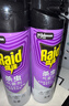 雷达（Raid）杀虫剂喷雾 550ml*2瓶 香甜橙花香型家用室内杀蟑 杀虫气雾剂 实拍图