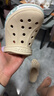 卡骆驰（CROCS）贝雅卡骆班洞洞鞋轻便耐磨一脚蹬休闲鞋女鞋时尚沙滩鞋|205089 冬日白/彩色-1LI 41 /42(260mm) 实拍图