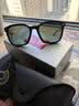 雷朋（RayBan）七夕情人节礼物方形大框太阳镜时尚高级开车防晒墨镜0RB4392D 实拍图