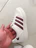 adidas NY 90 STRIPES经典运动板鞋男女阿迪达斯三叶草   汉玉白/红色/金色   36.5 实拍图