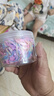 优家（UPLUS）一次性高弹力头绳【果冻色加厚500根】发圈发绳皮筋扎头发皮套 实拍图