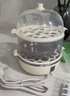 小熊（Bear）煮蛋器蒸蛋器单双层家用高温断电迷你早餐鸡蛋羹蒸鸡蛋器蒸蛋机炖蛋器便携式电蒸锅煮鸡蛋神器 双层 ZDQ-B14Q1【无蒸碗】 实拍图