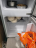 华宝小冰箱小型家用出租房用冷藏冷冻两用一级能效节能省电迷你宿舍寝室办公室二门电冰箱 【店长推荐】58L银色【一级能效】 实拍图