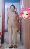 俞兆林（YUZHAOLIN） 母亲节礼物妈妈夏装2026套装冰丝上衣服中年女装短袖T恤中老年女 卡其色+（搭配米色裤子） 4XL （建议125-140斤） 实拍图