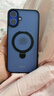 倍思支点壳【自带支架】适用iphone16plus手机壳苹果16plus保护套磁吸支架磨砂防摔MagSafe磁吸充电 实拍图