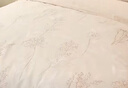 罗莱家纺 100%纯棉床上四件套全棉被套床单 200*230cm 米色 实拍图