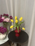 京东鲜花轻奢陶瓷花瓶红色高级感订婚结婚摆件干花鲜花水培插花瓶乔迁礼物 实拍图