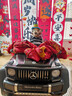 福儿宝（FUERBAO）奔驰授权儿童电动车六驱可坐大人遥控玩具车小孩宝宝双人越野送礼 六驱黑+双油门+双皮座+后备箱+可坐大人+防爆软胎 实拍图