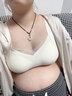 猫人孕妇内衣怀孕期专用聚拢防下垂收副乳不勒胃美背心式无痕文胸奶罩 雪肌白 【孕妈妈专属 孕期缓涨痛 不勒胃】 XL 38/85ABC（建议120-135斤） 实拍图