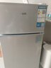 奥克斯小冰箱家用小型迷你冷藏冷冻两用出租房宿舍用节能省电寝室办公室电冰箱 【净化去味】126银色【高效保鲜 铜管速冷】22L 实拍图