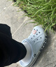 CROCS卡骆驰贝雅卡骆班洞洞鞋轻便耐磨拖鞋一脚蹬休闲鞋|205089 矿物蓝-4JQ 40 (250mm) 实拍图