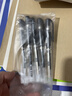 uni三菱 UM-153耐水速记中性笔1.0mm 签字笔书写顺滑 双珠水笔 黑色 5支装 实拍图