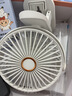 牧安宁【五档变频风扇】桌面usb小风扇办公室学生宿舍床上车载户外婴儿车夹子式小型电扇台式大风力制冷 【冰川白标准款】超长续航丨充插两用丨五档大风力 实拍图