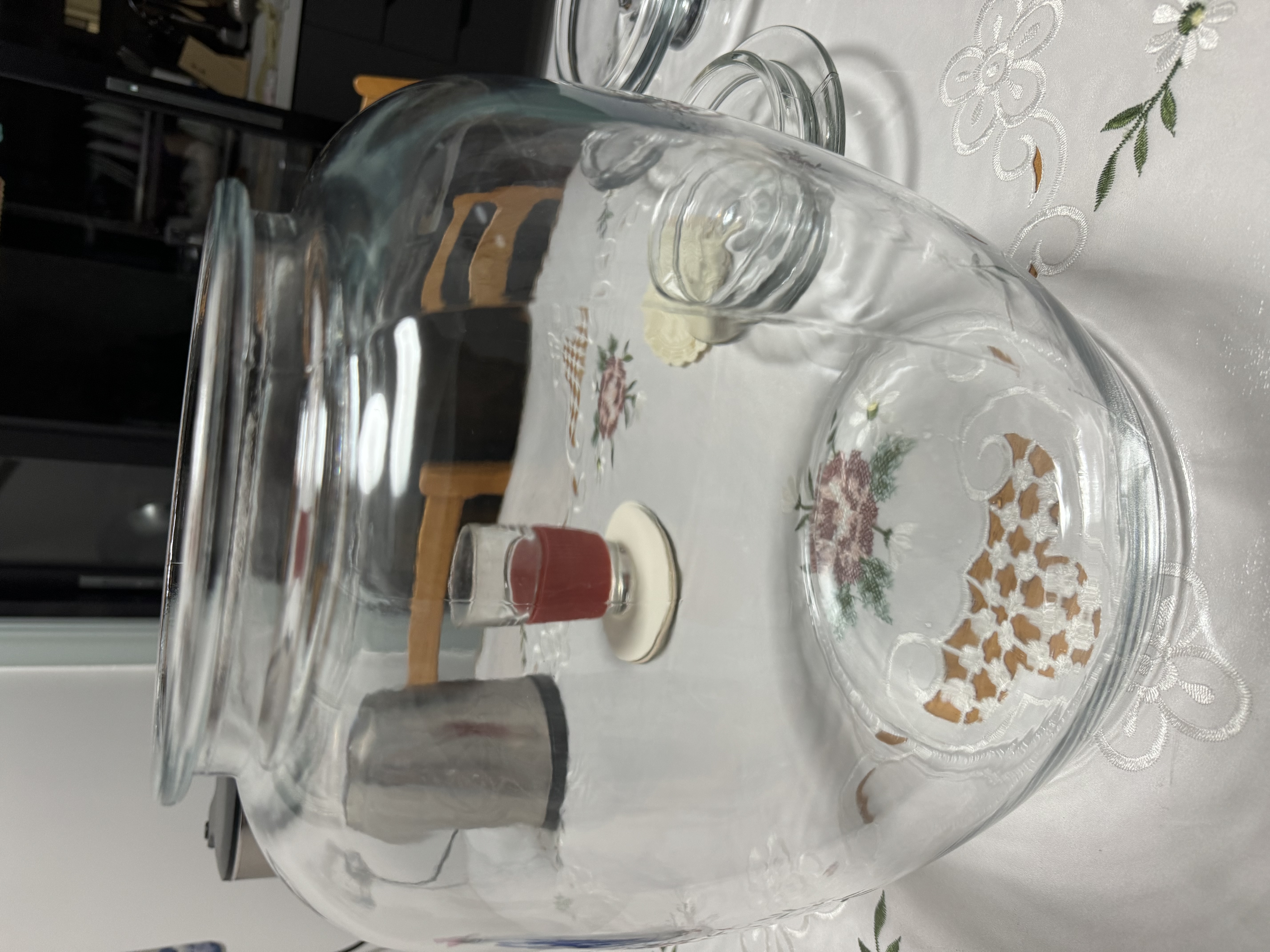 木琅玻璃密封罐陈皮储存罐陈皮罐大容量茶叶罐食品级花胶鱼胶中药材桶 大肚款10L（可装约2斤陈皮） 实拍图