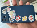 品胜 适用苹果12手机壳iphone12柔性液态保护套全包防摔12软壳直边手机壳 蓝色 实拍图