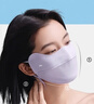 蕉下（beneunder）凉感防晒口罩女防晒面罩护眼角骑行口罩脸基尼高颜值映野灰 实拍图