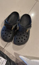 卡骆驰（CROCS）经典特林洞洞鞋男女同款拖鞋耐磨休闲鞋|206340 黑色-001 43 (270mm) 晒单实拍图