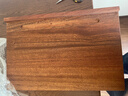 双枪乌檀木擀面板菜板实木家用面板揉面和面案板切菜板60*40*2cm 实拍图