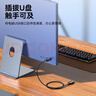 胜为（shengwei）USB2.0延长线公对母 高速传输数据连接线 电脑U盘鼠标键盘打印机充电器扩展延长加长线1米AUF1010G 实拍图