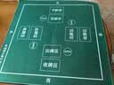 华圣掼蛋专用桌布扑克麻将棋牌室比赛专用桌布80*80CM绿色水晶绒H-075 实拍图