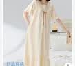 猫人睡裙女士夏季纯棉短袖中长款加大码性感睡衣家居服连衣裙公主风 31022【升级版纯棉7a抗菌】 L 【建议100-120斤】 实拍图