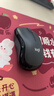 罗技（Logitech）M220 轻音鼠标 无线鼠标 办公鼠标 对称鼠标 带无线微型接收器 灰黑色 实拍图