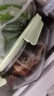 欣美雅（xinmeiya）带盖玻璃保鲜盒冰箱专用大容量食物收纳盒泡菜罐子透明大号密封盒 抹茶绿两只1500ml 实拍图