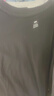 京东京造10A抗菌长袖t恤男卫衣打底衫衣服小白T男装春季宽松休闲黑3XL 实拍图