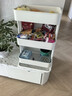 宜家（IKEA）拉斯克家居小推车置物架移动茶水桌书包架客厅厨房收纳架 白色大号 35*45*77cm 实拍图