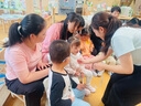 斯纳菲女童皮鞋春季爱莎公主鞋儿童水晶鞋中大童演出鞋软底鞋冰雪蓝25 实拍图