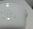 富玉景德镇陶瓷碗中式高档餐具纯素玲珑盘子家用菜盘散件送礼礼物 玉牡丹 5寸饭碗2个装 实拍图