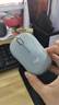 罗技（Logitech）M221 轻音鼠标 无线鼠标 办公鼠标 对称鼠标 带无线微型接收器 薄荷绿 实拍图