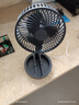 伸缩折叠小风扇家用静音充电型办公台式USB桌面宿舍大风力无线夏台面落地两用折叠电风扇 【直插无调档开关】随机颜色 实拍图