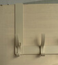 八海鸟门后挂钩免打孔挂衣服门上挂衣架置物架联排挂衣钩强承重 实拍图
