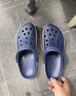 卡骆驰（CROCS）贝雅卡骆班洞洞鞋轻便耐磨一脚蹬休闲鞋女鞋时尚沙滩鞋|205089 白/深蓝-126 39 (240mm) 实拍图