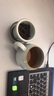 雅瓷汝窑陶瓷茶杯带盖过滤茶水分离会议办公杯礼盒装同心杯 实拍图