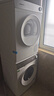 西门子（SIEMENS）小晶钻奢护大师10+10KG大容量洗烘套装AI超氧滚筒洗衣机变频热泵烘干蒸汽除皱WG54H2V00W+001W 实拍图
