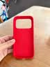 形物适用苹果17Pro手机壳 iPhone17Pro手机壳 全包豹纹磁吸液态硅胶防摔高级感情侣男女保护套-新年红 实拍图