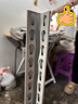唐辑书架书柜家用落地置物货架学生钢制收纳储物架子 白五层60*30*160 实拍图