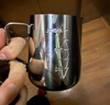 CLITON咖啡拉花杯鹰嘴意式拉花缸 304不锈钢打奶泡杯带刻度打奶缸350ml  实拍图